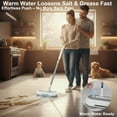 thumbnail image 5 of DEWINNER Cordless Electric Mop for Floor Cleaning with Water Sprayer & LED Headlight, Dual-Motor Electric Spin Mop with 300ml Water Tank for Hardwood Floors, 5 of 11