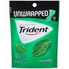 Trident Unwrapped Spearmint Sugar Free Gum with Xylitol, 30 count