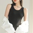 thumbnail image 1 of Chaleco de punto roscado para mujer, traje con cabestrillo pequeño para primavera y otoño, ropa exterior de talla grande, Top sin mangas, 1 of 4