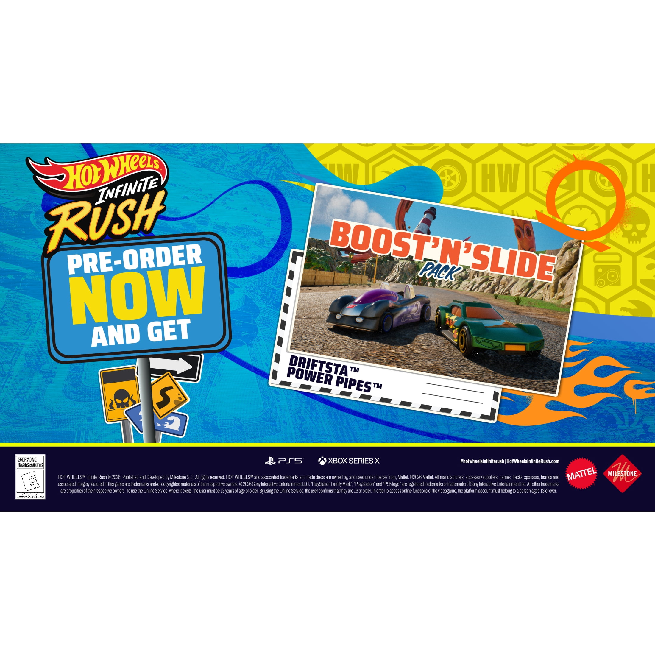 Hot Wheels Infinite Rush WM Exclusive Steel Book Edition - Nintendo Switch 2 Game