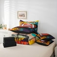 thumbnail image 6 of Homewish Teens Boys Men Football Gamer Twin Bedding Sets 7-Piece,Abstract Graffiti Splash Bedding Comforter Set Microfiber,Sport Rugby Theme Breathable Sheet Sets,Luxury Bedroom Decor,Reversible, 6 of 8