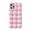 Pink, variant on 3D Cube Grid Candy Color Soft Compatible with iPhone Case (Purple,iPhone 13 Pro)