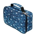 thumbnail image 1 of yuksok 72 Pencil Case Handheld Large Capacity Pencil Holder Zippered 36 Slots Organizer Blue, 1 of 8