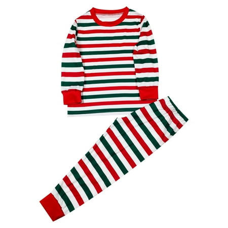 

REORIAFEE Family Matching Christmas Pajamas Set Cute Elk Sleepwear for Boys Girls Dad Mum Family Christmas Pjs Matching Sets Xmas Blouse+Pants Kids 14 Years