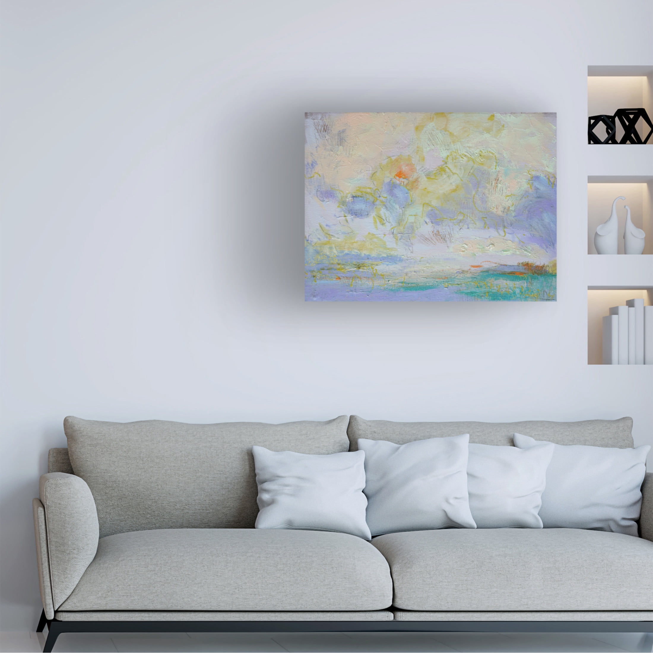 Trademark Fine Art Dorothy Fagan  Heaven and Earth III Canvas Wall Art