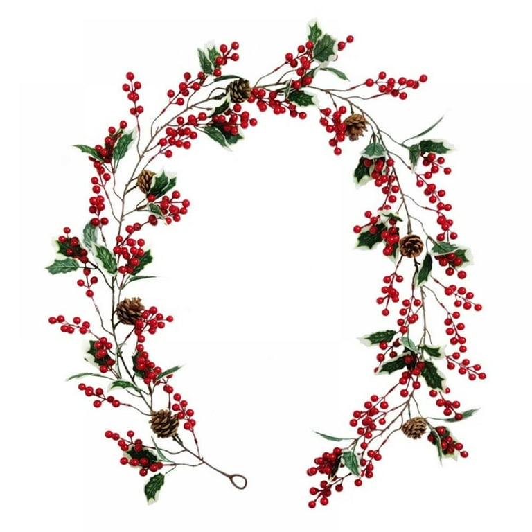 CHRISTMAS CIRCULAR FRAME, BERRY GARLAND Stock Vector Image, 51% OFF