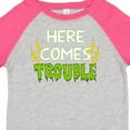 thumbnail image 4 of Inktastic Here Comes Trouble Boys or Girls Toddler T-Shirt, 4 of 5