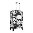 thumbnail image 3 of Haiem Skull and palm leaves Luggage Cover Printed Suitcase Covers for Luggage Elastic Washable Suitcase Protector Fits 18-32 Inch Luggage-Medium, 3 of 9