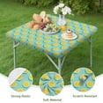 thumbnail image 4 of Floral Lemon Tablecloth Retro Yellow Fruit Print Vintage Summer Style for Lemon Lover, 4 of 6