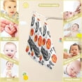 thumbnail image 2 of Coolnut 5 PCS Halloween Black Cat Bowknot Baby Muslin Washcloths, Pumpkin Whatercolor Face Towel Burp Cloths Ultrasoft Absorbent Cotton Bath Wipes Towels for Newborn Boys Girls, 2 of 6