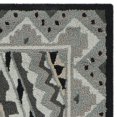 thumbnail image 2 of SAFAVIEH Four Seasons Coretta Bordered Runner Rug, Ivory/Grey, 2'3" x 8', 2 of 4