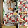 thumbnail image 5 of Pioneer Flower Floral Print Pattern Round Tablecloth 60 X 60 Inch, Wrinkle Resistant Wipeable Table Cloth for Kitchen Dining Picnic Patio Party, 5 of 6