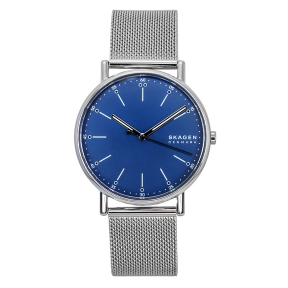 Skagen Signatur Stainless Steel Blue Dial Quartz SKW6904 Men's Watch