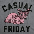 thumbnail image 2 of Mens Funny T Shirts Casual Friday Sarcastic Hairless Cat Graphic Novelty Tee for Men Graphic Tees, 2 of 9