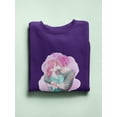 thumbnail image 3 of Manga Couple Shy Girlfriend Sweatshirt Women -Image by Shutterstock, Female 4X-Large, 3 of 4