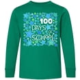thumbnail image 3 of Inktastic 100 Days of School Stars in Blue Long Sleeve Youth T-Shirt, 3 of 5