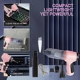 thumbnail image 4 of Aspiradora portátil rosa con mango ergonómico, kit de accesorios para recoger arena, suciedad, residuos, pelo de mascotas y más, succión potente, funcionamiento silencioso, 4 of 9