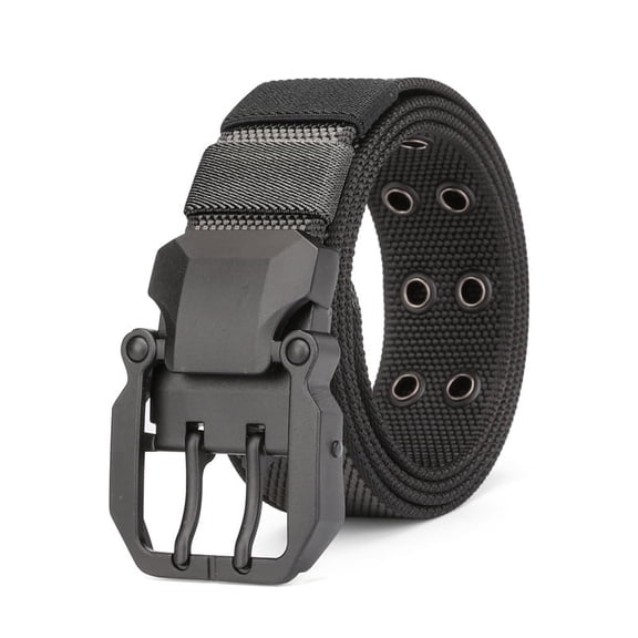 Catelles Men's Nylon Belt,Pin Buckle, Durable Canvas Webbing, Outdoor Casual,Gift Box