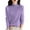CC03_Purple, variant on Resicozy Sweaters for Women Half Turtleneck Long Sleeve Fashion Solid Color Knitted Pullover Warm Sweater Top Beige L