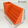 thumbnail image 3 of Aonity Cnc Drill Bit Holder C， "Orange Cnc Drill Bit Organizer with Cup Holder 4 Size Options Plastic Storage Rack for Drill Bits & Tools Ideal for Workshop & Garage Organization", 3 of 4