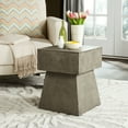 thumbnail image 2 of Safavieh Zen Mushroom Outdoor Concrete Accent Table - Dark Grey, 2 of 7