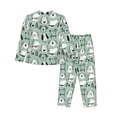 thumbnail image 2 of Uemuo Puppy Pattern Womens Pajama Sets,PJ Set for Women,Pajamas for Women Logo,Long Sleeve Pajama Set for Women,Soft Long Sleeve Top With Pants-X-Large, 2 of 9