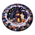 thumbnail image 3 of 3D Visual Halloween Pattern Area Rug, Soft Wear Resistant Floor Covering, Non- Backing Easy Clean Seasonal Rug for Living Room, Entryway, Bedroom Halloween Home Decor (B-24in), 3 of 4