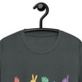thumbnail image 2 of Sign Language Love Men Women Heart Shirts T-Shirt (Dark Heather, L), 2 of 2