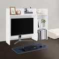 thumbnail image 4 of Modern Desktop Storage Organizer Home Office Desktop Bookshelf Holder Computer Rack Desk Organizer for Space Saving (white), 4 of 14