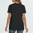thumbnail image 4 of SUNBS T Shirts for Women Short Sleeve Crew Neck Plain Tee Casual Summer Top Women Blouses, 4 of 7
