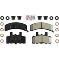 thumbnail image 2 of AmeriBRAKES Semi-Metallic Disc Brake Pads with included lubricant and hardware, AmeriPRO PRM369 - For Ram 1500 C1500 K1500 Tahoe C1500 K1500 Astro K2 Fits select: 1988-2000 CHEVROLET GMT-400, 2 of 5