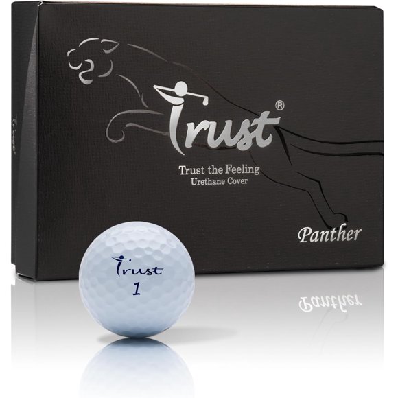 shiyou-Golf Balls Panther | Ultra-Soft Feel Urethane Cover, Big MAX Core for Maximum Distance, Accurate Flight & Stopping Power (12/48 Balls, White/Yellow)