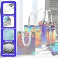 thumbnail image 3 of 30 pcs Iridescent Gift Bags, Non-woven Reusable Party Bags with Handles 10x8,6x4 in Stylish Holographic Goodie Bag Favor Handbag for Birthday Weddings Holiday Shopping, 3 of 4