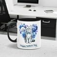 thumbnail image 4 of American Shorthair Proud Dad Happy Father's Day 11oz Accent Two-tone Mug Cat Lover Kitten Owner Gifts Coffee Tea Cup - 02008, 4 of 5