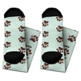 thumbnail image 3 of ThisWear Dog Gifts for Women I Work Hard So My Dog Can Have A Better Life Paw Print 1-Pair Novelty Crew Socks, 3 of 5
