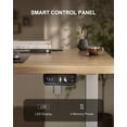 thumbnail image 2 of HLDIRECT 47" Electric Standing Desk with Outlets, Sit Stand Up Desk, Adjustable Height Home Office Desk with 2 Preset Heights for Work Study, Maple, 2 of 9