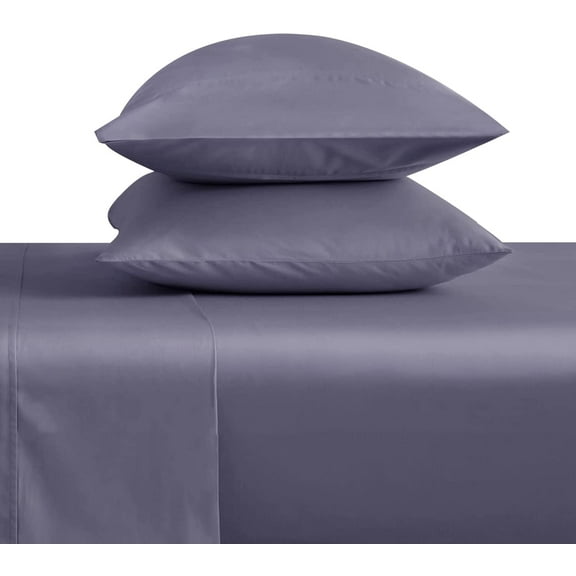 Marquess 100% Bamboo Cooling 4 Piece Sheet Set, Queen Size Dark Grey Color