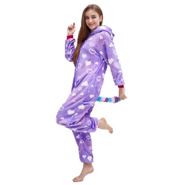 Pyjama Licorne Une Pièce MZSYLK Pour Enfant - Unisexe - Cadeau Anniversaire Noël - Tailles 4-14 Ans