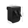 thumbnail image 2 of OULII Black Saddle Bag 1Set for Motorcycles with Rectangular Shape and Storage, 2 of 8