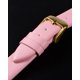 thumbnail image 4 of Correa de Cuero Uxcell Correa de Reloj de Cuero Lisa y Plana para Hombres y Mujeres Rosa, Tono Dorado 18mm, 4 of 7