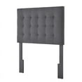thumbnail image 3 of Twin Mid-Century Modern Tufted Head Board in Charcoal, 3 of 6