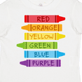 thumbnail image 4 of Inktastic Colored Crayons Boys or Girls Toddler T-Shirt, 4 of 5