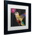 thumbnail image 2 of Trademark Fine Art "Hummingbird Brocade  II" Canvas Art by Color Bakery White Matte, Black Frame, 2 of 4
