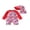 Red, variant on Cenuakty Newborn Baby 3M 6M 12M 18M 2T 3T Boy Swimsuit Set 4th of July America Flag Print Mock Neck Long Sleeve Rash Guard Swimwear and Sun Hat