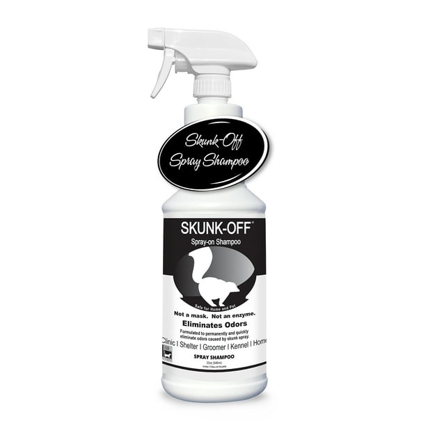 Skunk Off Pet Shampoo Spray Ready to Use Skunk Odor Remover for Dogs