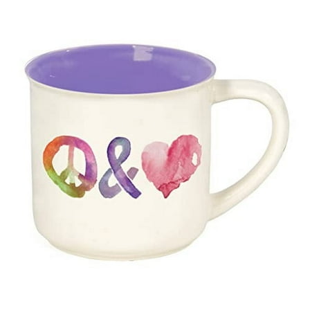 Tabletop Peace And Love Camper Mug Stoneware Encouragement 6010070