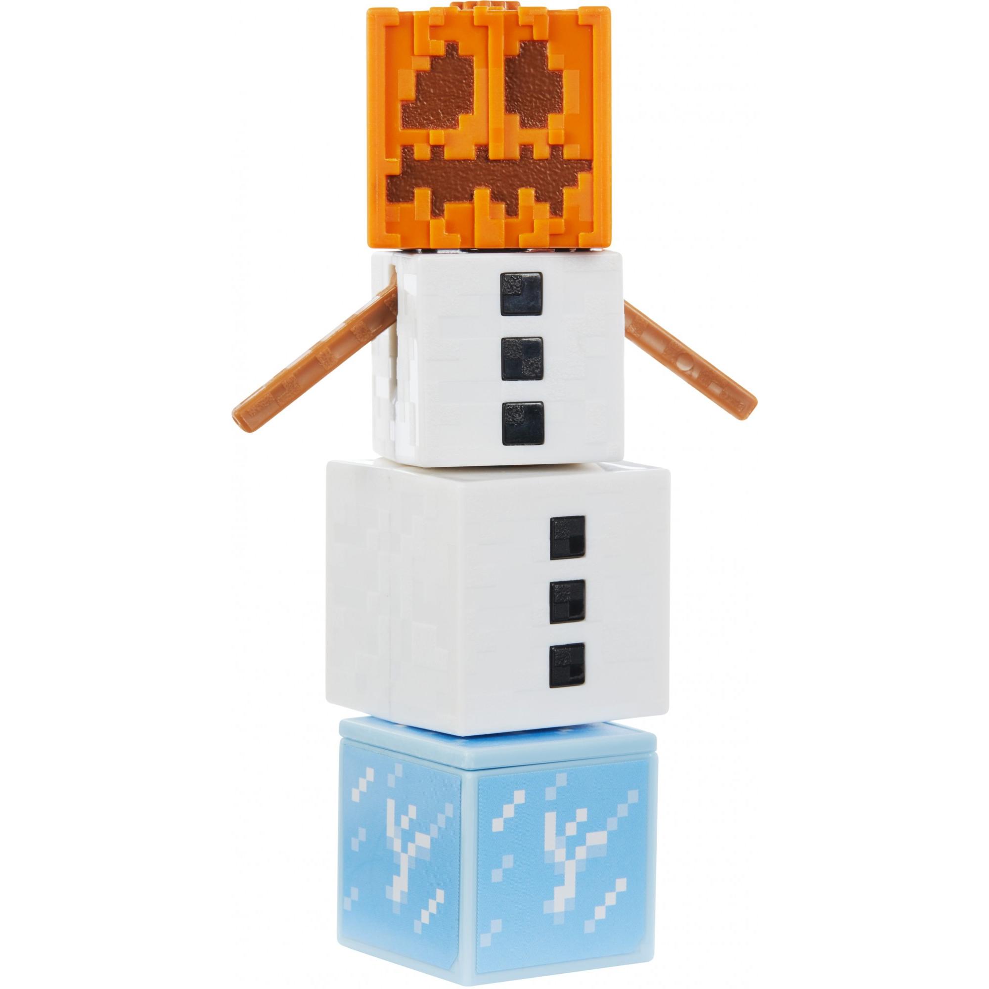 Minecraft Earth 3 25 Snow Golem Figure Toys Games Action Figures Empleateya Com Mx