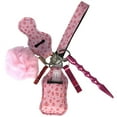 thumbnail image 1 of Safety Keychain Set Portable Faux Leather Wristlet Keychain Pendant Keychain, 1 of 4