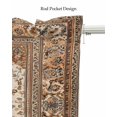 thumbnail image 5 of Burnt Orange Boho Kitchen Valances for Windows Farmhouse Linen Window Valance Curtain for Living Room Window Treatment Vintage Ethnic Geometric Southwestern Valance Rod Pocket Topper, 42 x 18 Inch, 5 of 6