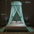 thumbnail image 4 of BOLLSLEY Girls Bed Canopy, Princess Crib Netting Room Decor, Ceiling Tent to Cover Toddler Crib | Single, Twin, Full, Queen Size Kids Bed Curtains, 4 of 9